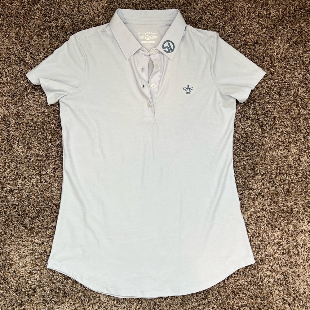 Straight Down Ladies Golf Polo